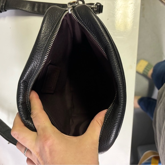 Coach Black Leather Crossbody Bag - Picture 5 of 6